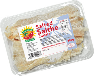 Sunshine Saltfish Salted Saithe Cutlets 200g